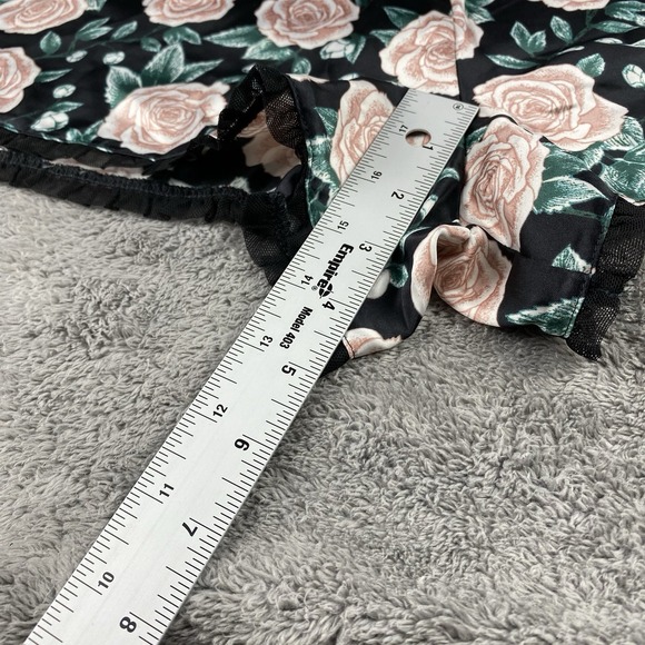 Victoria's Secret Retired Satin Sleep Shorts Womens Small Floral - Picture 7 of 13